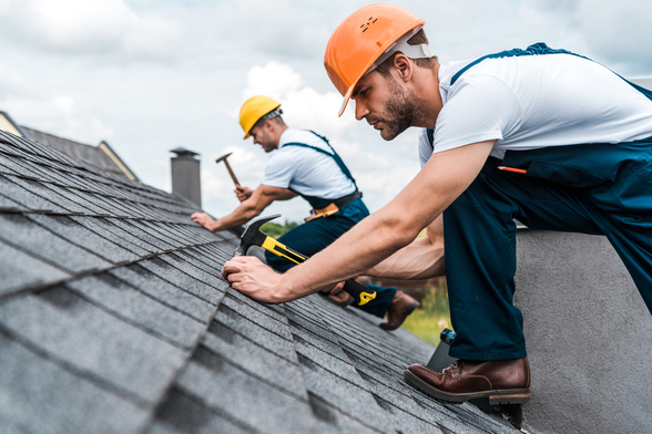 Black shingle install